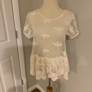 Kimchi Blue SS Lace top